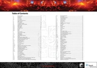© 2011 Spark Advertising
Table of Contents
 
