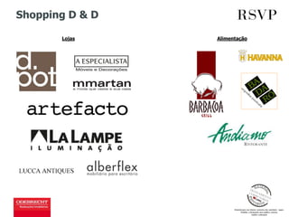 Shopping D & D
Lojas Alimentação
 