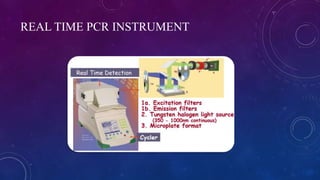 REAL TIME PCR INSTRUMENT
 