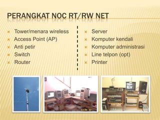 Usaha RT-RW Net | PPTX