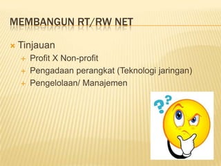Usaha RT-RW Net | PPTX