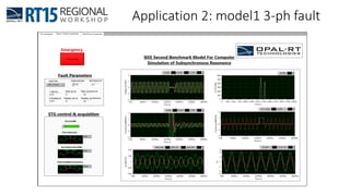 Application 2: model1 3-ph fault
 