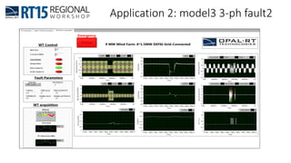 Application 2: model3 3-ph fault2
 