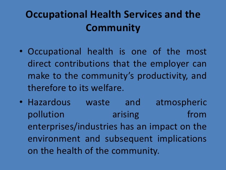 RT 1 Occupational Health Services in Namibia