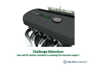 Challenge Bibendum
How will ICE vehicles contribute to meeting CO2 emissions targets?
How will ICE vehicles contribute to meeting CO2 emissions targets?
 