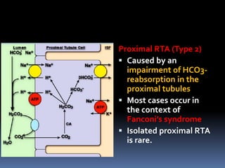 Renal tubular acidosis (pediatrics) | PPTX
