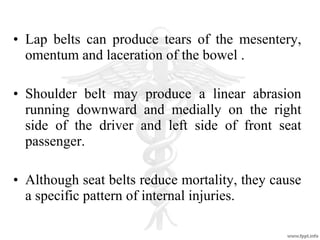 Road Traffic Accidents - Medicolegal Aspect | PPT