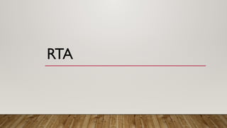 Road traffic accident (Medicine Trauma & ATLS | PPTX