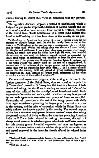 The Reciprocal Trade Agreements Act of 1934 - The American Economic ...