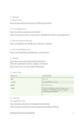 Rtabmap investigation report-lihang | PDF