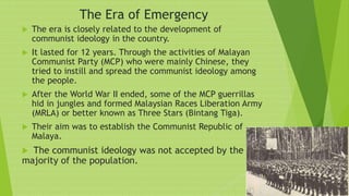 How did malaya gain independence picture
