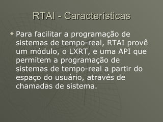 Rtai Apresentacao