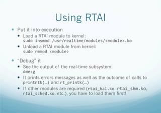 RTAI - Earliest Deadline First | PDF