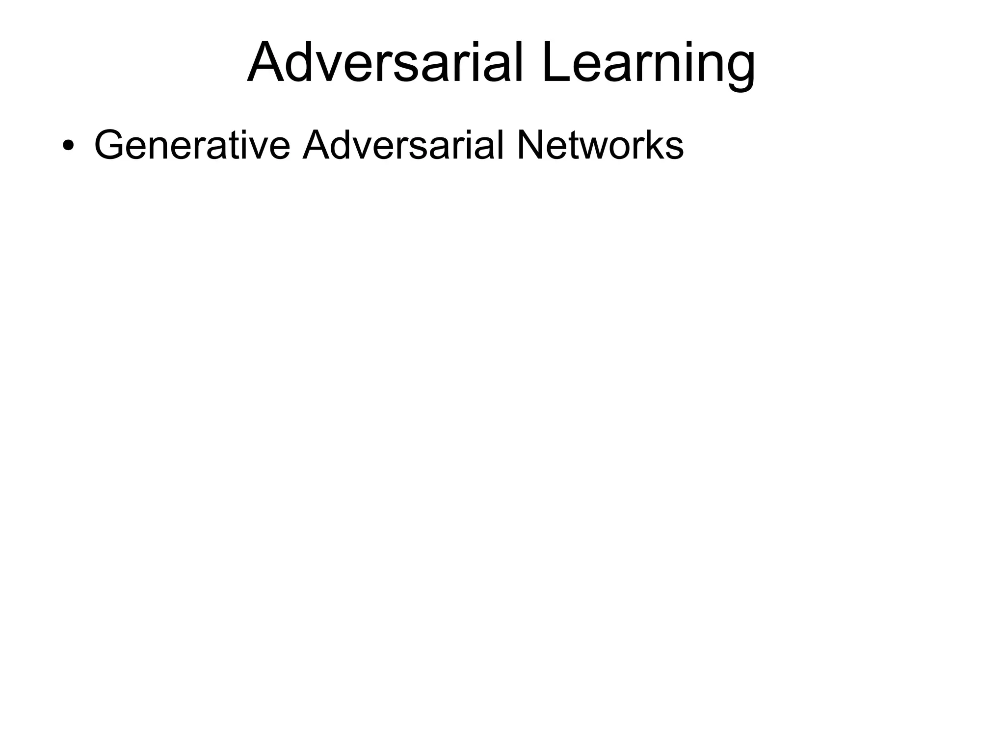Recent history in ML
● Waste of ~20 years for local optimality issue
– Neural Networks (NNs) have been criticized for their local
optimality in fitting the parameters.
– ML community has been sticked with convex optimization
approaches (e.g., Support Vector Machines (Vapnik, 1995)).
– Most solutions in fitting high-dimensional NNs, however, are
found to be not local optima but saddle points (Bray & Dean,
2007; Dauphin+, 2014)!
– After skipping saddle points by perturbation, most of the local
optima empirically provide similar prediction capabilities.
● Please do not make the same mistake in multi-
agent optimization problems (=games)!
 