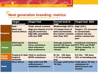 RTB - Presentation for Discussion with Donors and Partners - June 2013