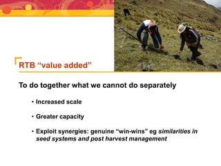 RTB - Presentation for Discussion with Donors and Partners - June 2013