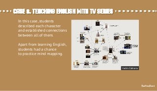 Case 8. Teaching English with TV seriesCase 8. Teaching English with TV series
In this case, students
described each character
and established connections
between all of them.
Apart from learning English,
students had a chance
to practice mind mapping.
Vadim Zakharov
RealtimeBoard
 