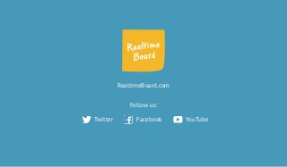 Twitter Facebook YouTube
RealtimeBoard.com
Follow us:
 