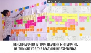 RealtimeBoard is your regular whiteboard,
re-thought for the best online experience.
 