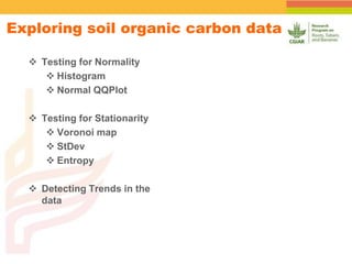 Spatial Variability of Soil Organic Carbon in a Cassava Farm Nigeria