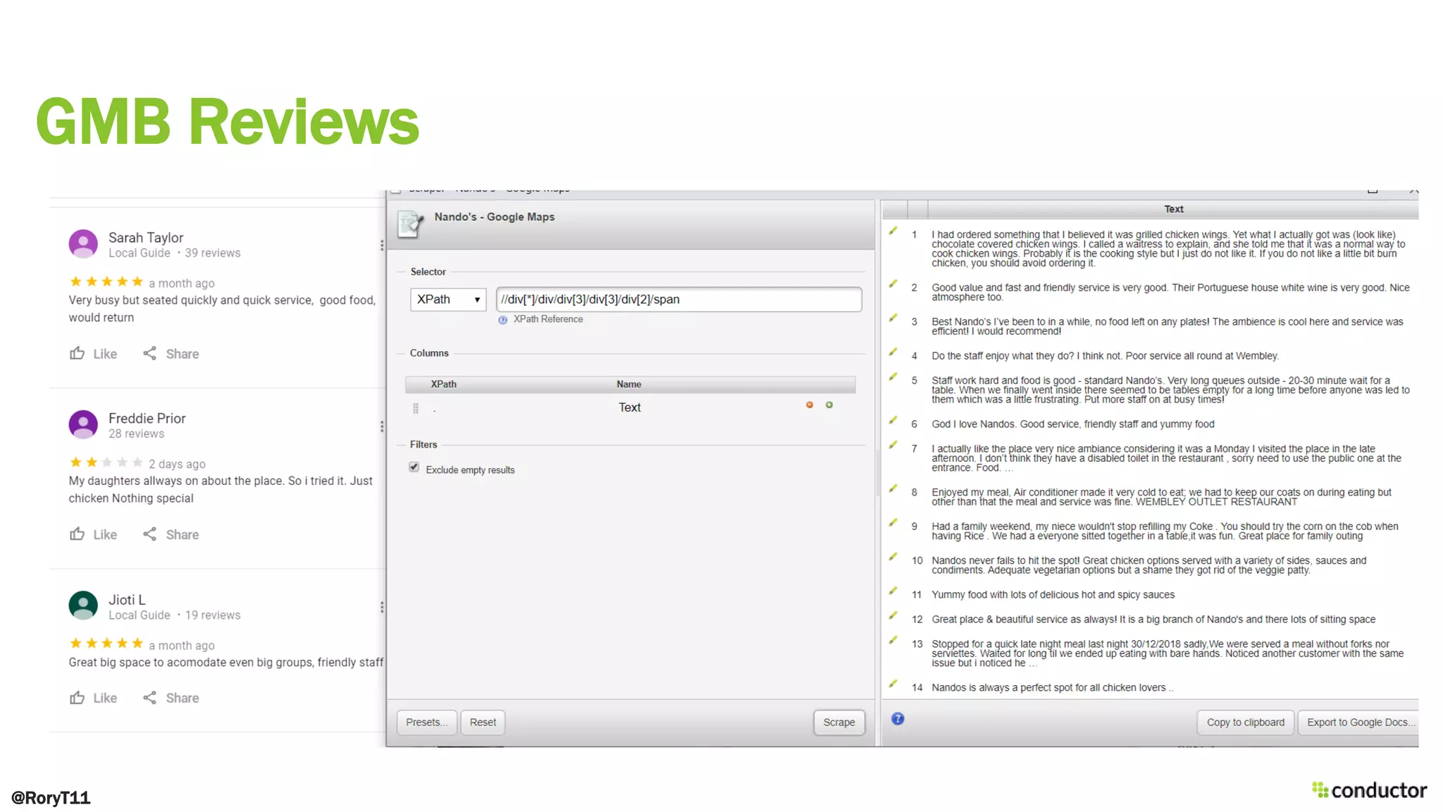 GMB Reviews
@RoryT11
 