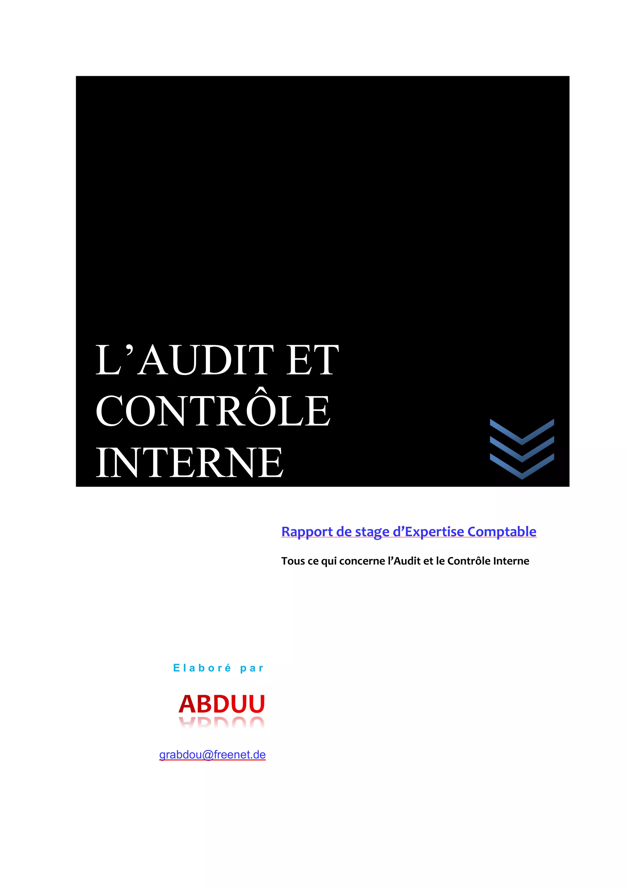 Audit etcontroleinterne