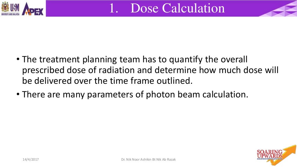 RADIOTHERAPY CALCULATION