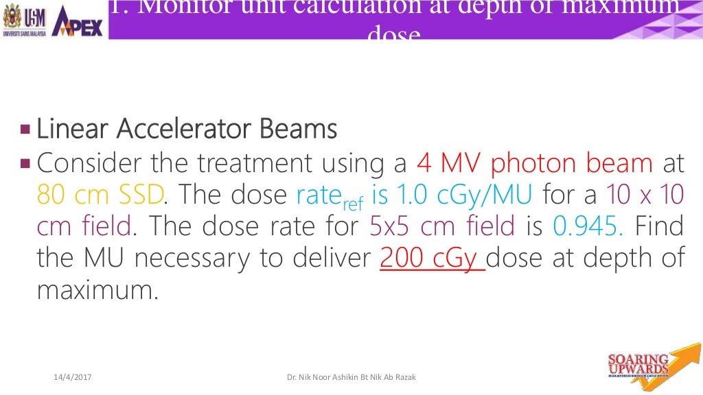 RADIOTHERAPY CALCULATION