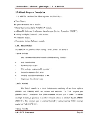 Solar Rtc Solution Block Diagram Automatic solar LED street light automation by using RTC and I2C ...