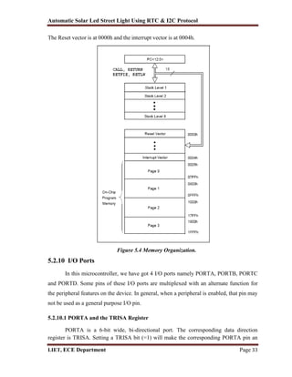 Solar Rtc Solution Block Diagram Automatic solar LED street light automation by using RTC and I2C ...