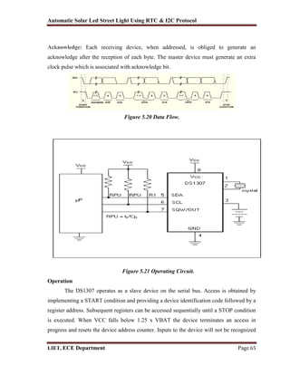 Solar Rtc Solution Block Diagram Automatic solar LED street light automation by using RTC and I2C ...