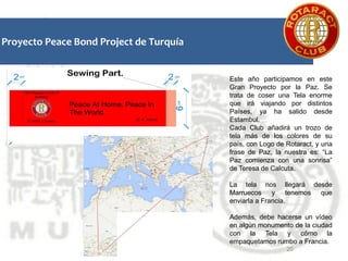 Proyecto Peace Bond Project de Turquía

Este año participamos en este
Gran Proyecto por la Paz. Se
trata de coser una Tela...