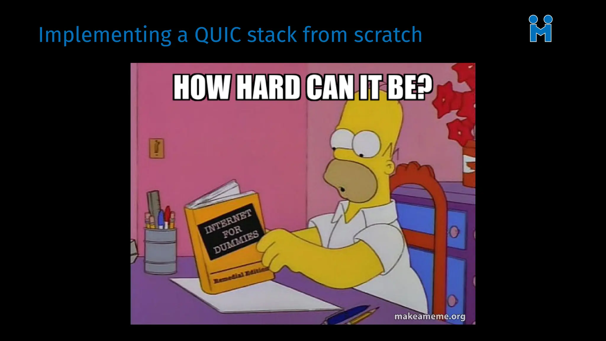 Implementing a QUIC stack from scratch
 