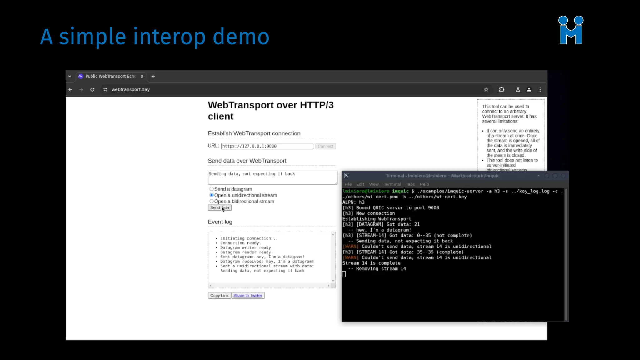 A simple interop demo
 