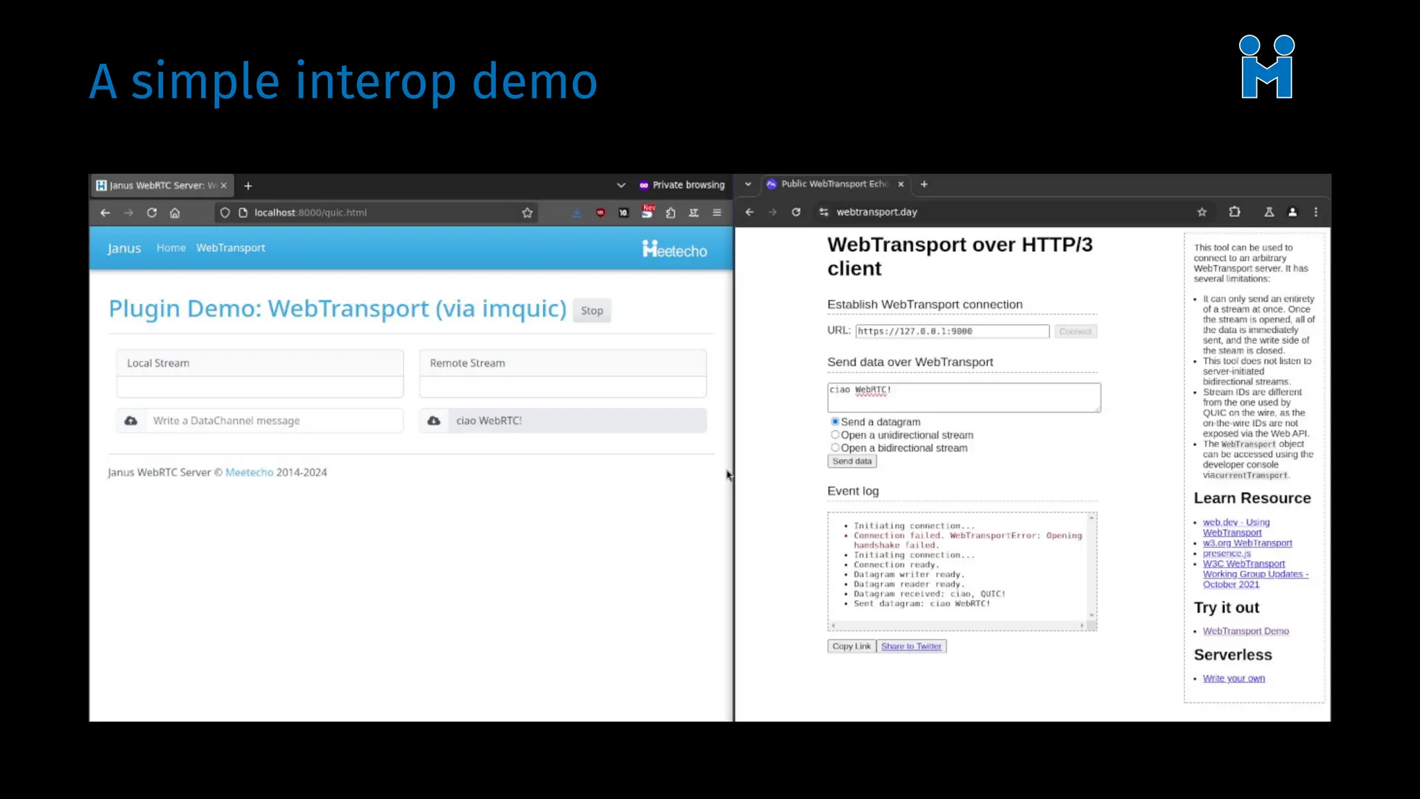 A simple interop demo
 