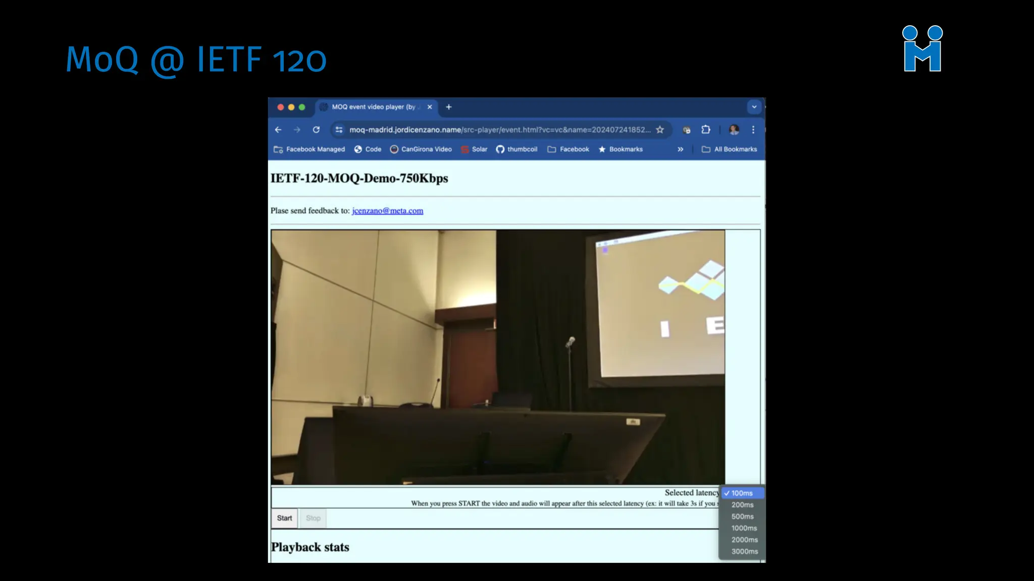 MoQ @ IETF 120
 
