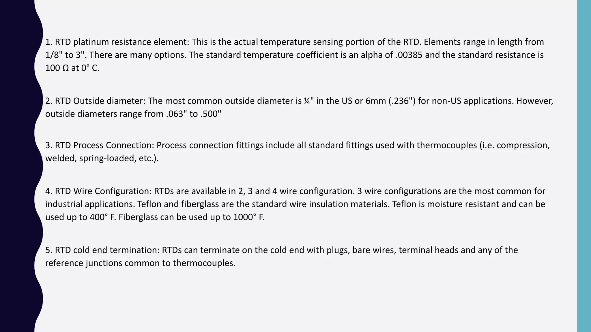 Rtd (resistance temperature detector) | PPTX