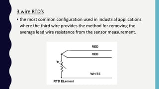 Rtd (resistance temperature detector) | PPTX