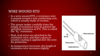RTD-RESISTANCE TEMPERATURE DETECTOR | PPTX