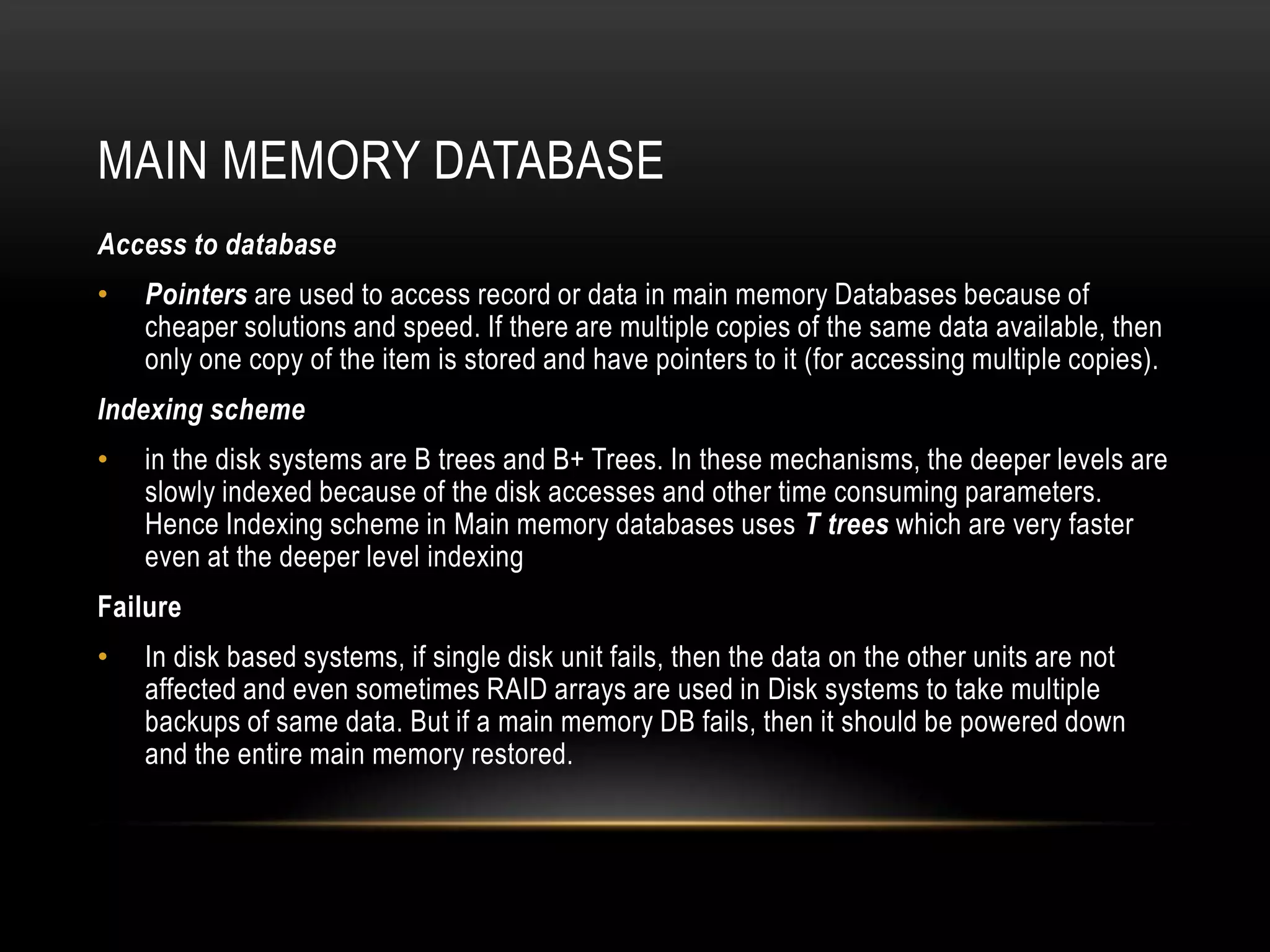Transaction may suffer with a delay in accessing a data which is being locked by some other transactions.Real time vs general purpose databaseGeneral purpose databases always obey the ACID properties, but Real Time databases often relaxing the ACID properties or even sometime violates the ACID properties