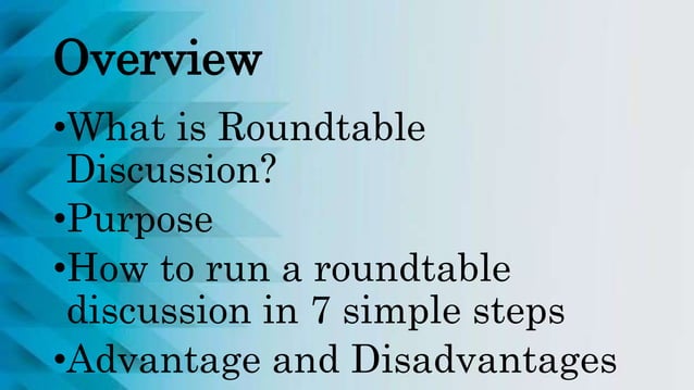Round Table Discussion PPT GROUP 11 pptx round-table-discussion-ppt-group-11-pptx