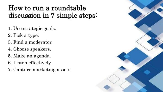 Round Table Discussion PPT GROUP 11 pptx home