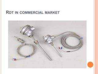 RDT IN COMMERCIAL MARKET
 