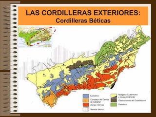 LAS CORDILLERAS EXTERIORES:
       Cordilleras Béticas
 