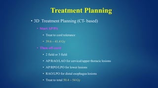 RT in Ca esophagus | PPTX