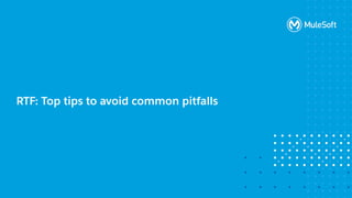 MuleSoft Runtime Fabric (RTF): Foundations  : MuleSoft Virtual Muleys Meetups