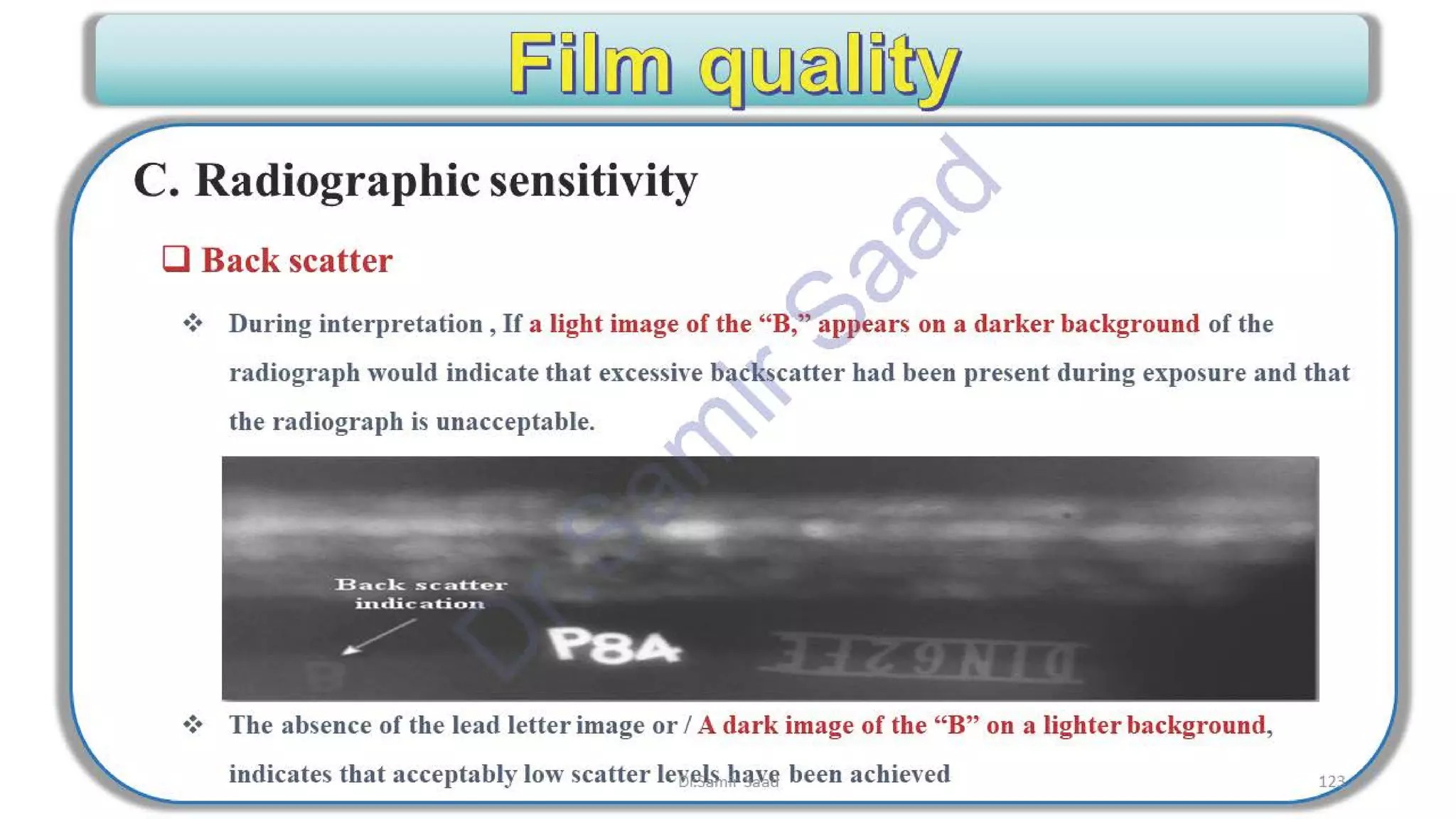 ASNT Radiographic Film Interpretation (RTFI) Notes-Dr. Samir Saad