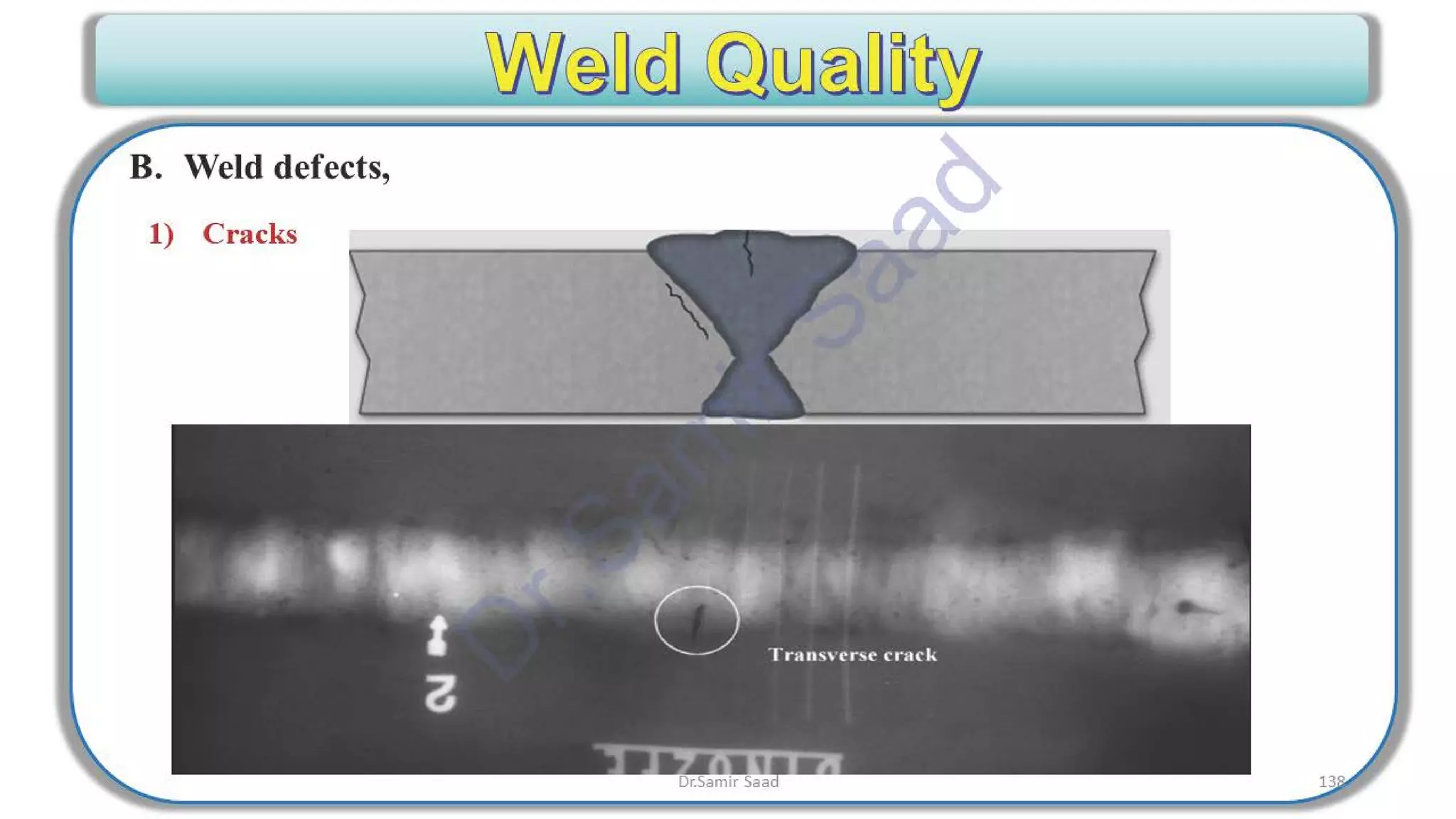 ASNT Radiographic Film Interpretation (RTFI) Notes-Dr. Samir Saad