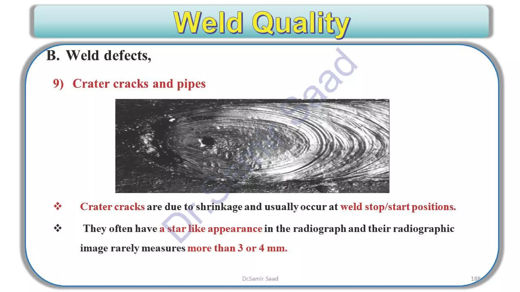 ASNT Radiographic Film Interpretation (RTFI) Notes-Dr. Samir Saad