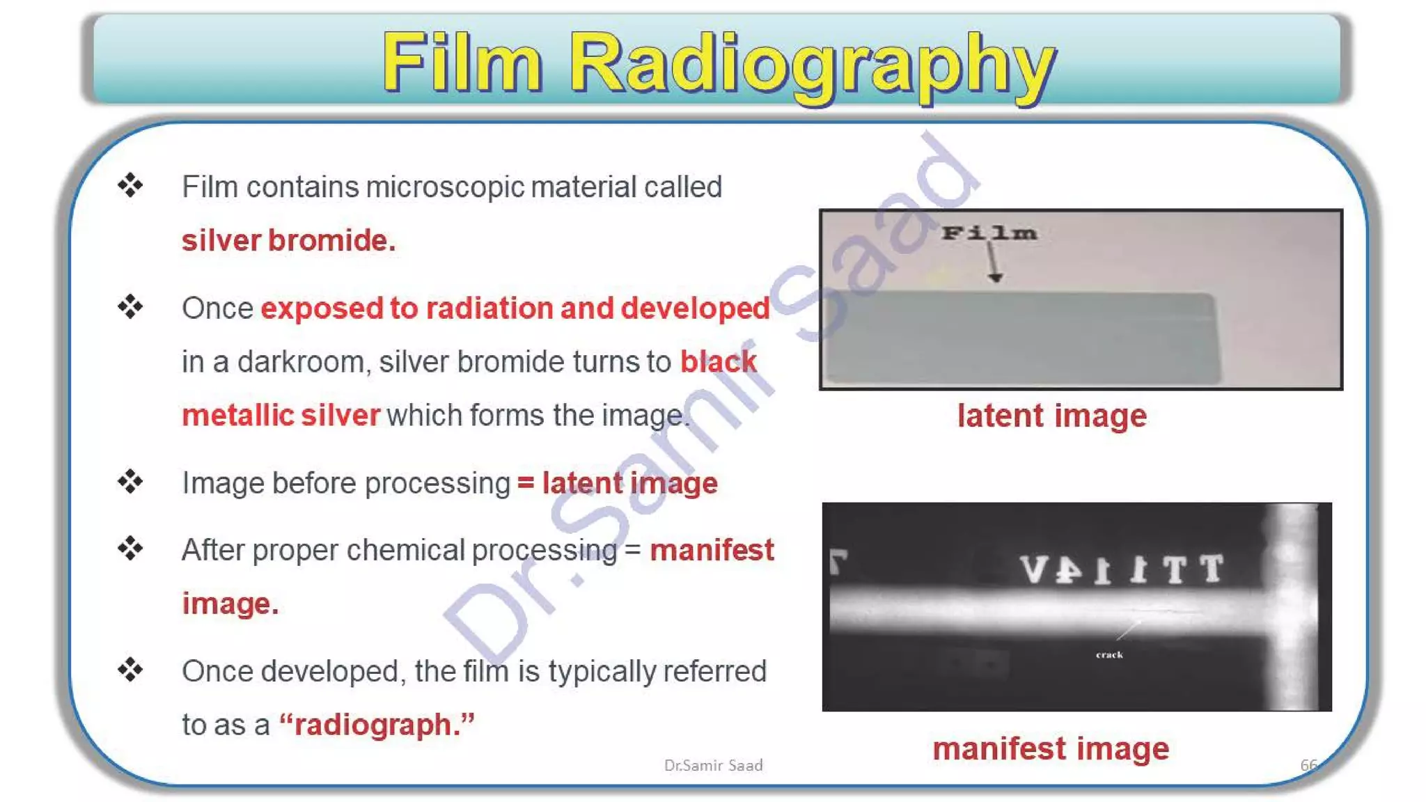 ASNT Radiographic Film Interpretation (RTFI) Notes-Dr. Samir Saad